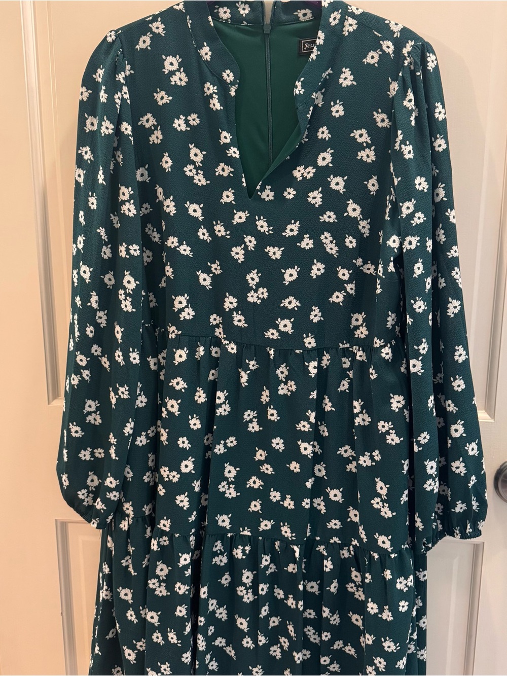 Jessica Howard Long Sleeve Floral Dress
